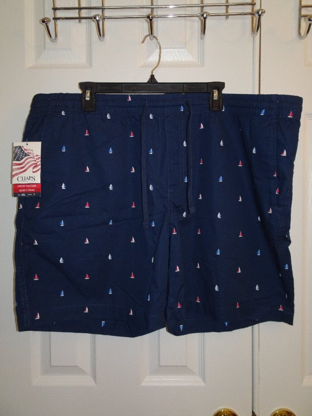 New Chaps Preppy Nautical Sailboat Shorts